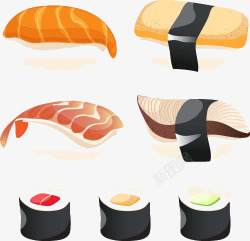 日本寿司插画素材