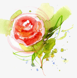 抽象艺术花卉水彩抽象艺术花卉图案高清图片