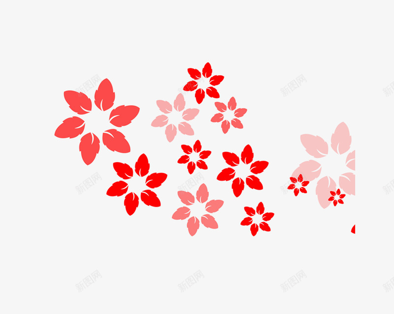红色花朵纹理背景png免抠素材_88icon https://88icon.com 卡通 底纹 梅花 红色 纹理 背景 花朵