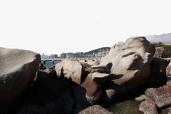 海边石头摄影素材
