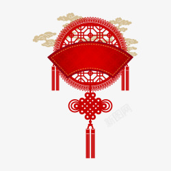 红色吉祥结红色中国结矢量图高清图片