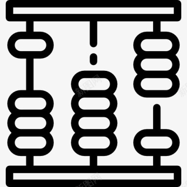 数学矢量算盘图标图标