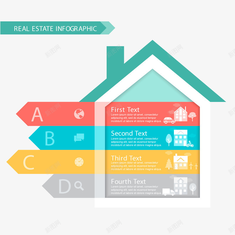 PPT房子矢量图ai免抠素材_88icon https://88icon.com PNG图片 分类 数据PPT 矢量素材 高清 矢量图