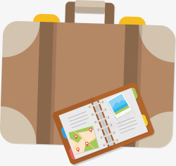 旅行箱日记本旅游旅行素材