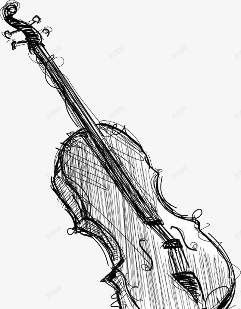 黑色小提琴png免抠素材_88icon https://88icon.com 乐器 图片 小提琴 手绘 涂鸦 逼真 音乐 黑色