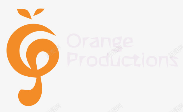 菠萝皮橙子皮与音乐符号适量图标图标