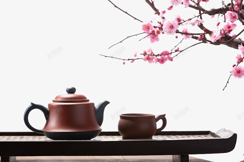 养生的茶道宣传png免抠素材_88icon https://88icon.com 健康 养生 四季养生 平面宣传 梅花 茶道