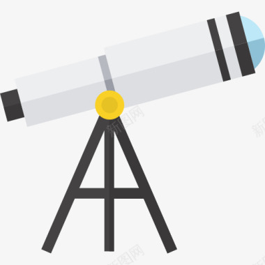 工具和用具望远镜图标图标
