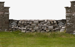 石头围墙素材