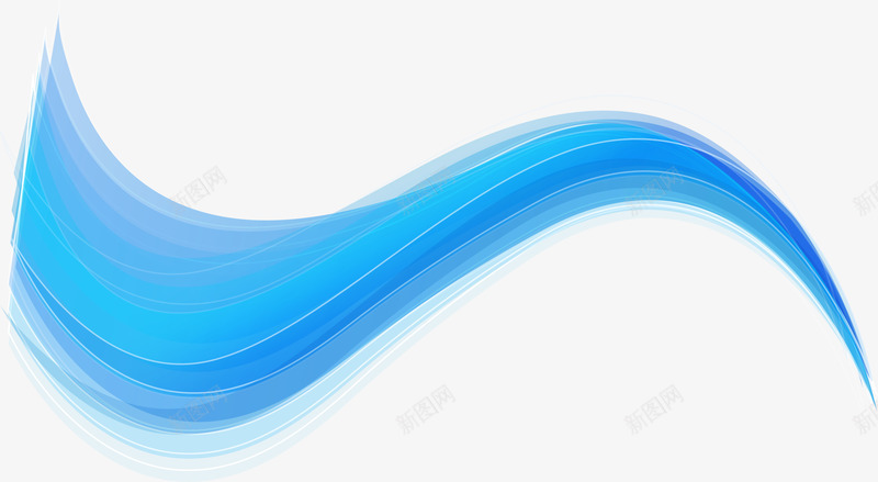 抽象蓝色波纹矢量图eps免抠素材_88icon https://88icon.com 抽象 波纹 矢量素材 科技 蓝色 矢量图