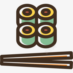 筷子原料粟实图标高清图片