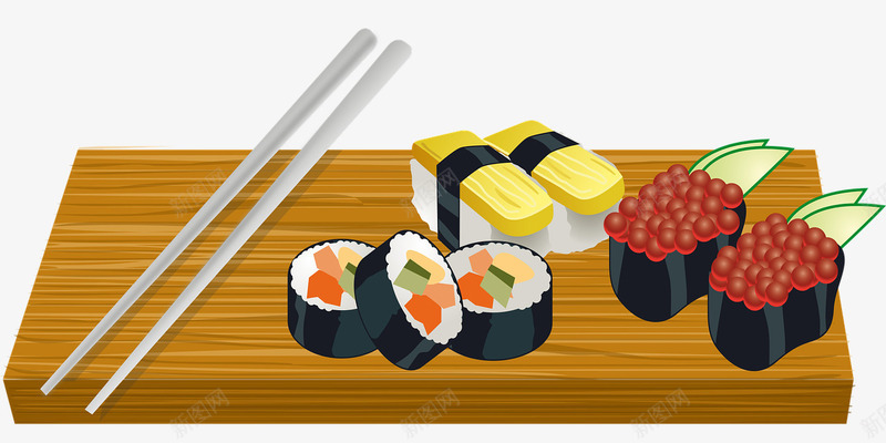 餐桌上的食物png免抠素材_88icon https://88icon.com 寿司 料理 日本 烹饪 食品