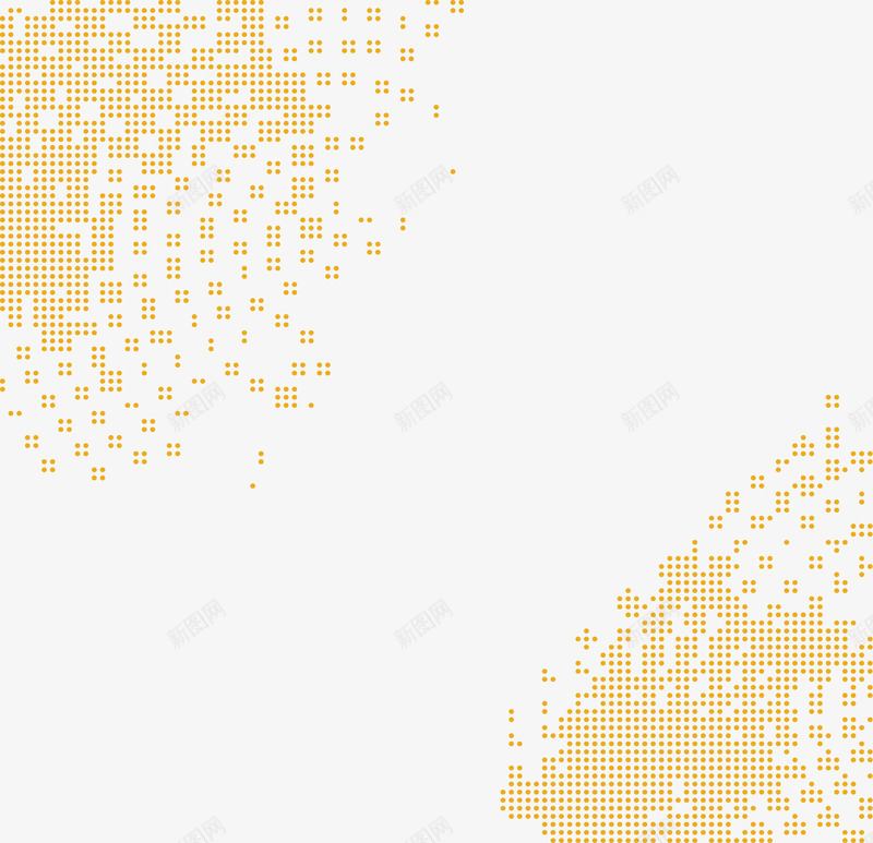 黄色抽象波点花纹矢量图ai免抠素材_88icon https://88icon.com 几何花纹 抽象波点 波点 波点花纹 矢量png 黄色波点 矢量图