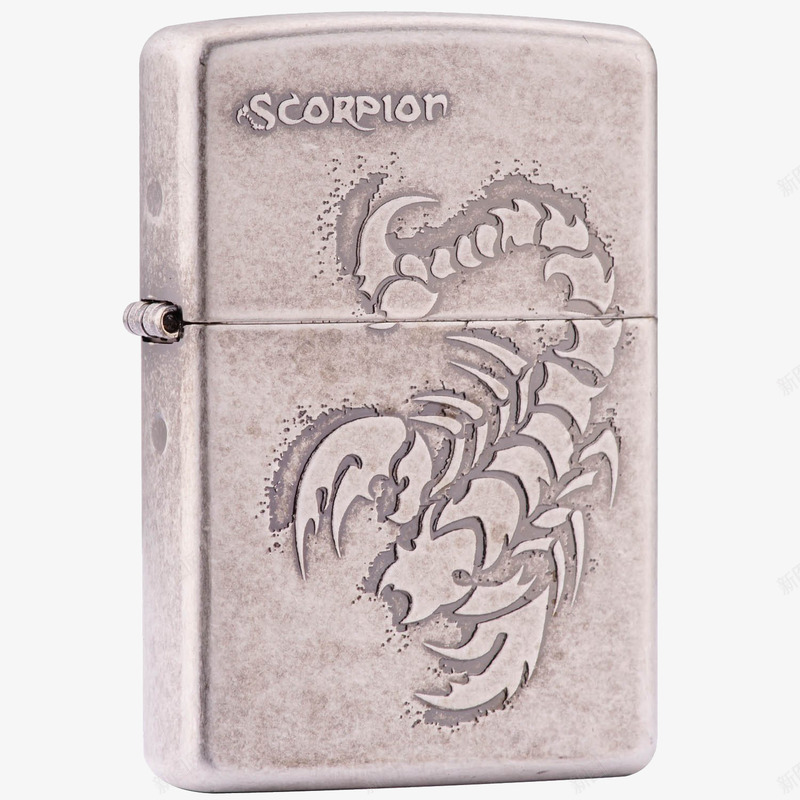 Zippo蝎子欧洲风png免抠素材_88icon https://88icon.com ZIPPO Zippo 产品实物 仿古银 复古 打火机 欧洲风 磨砂 花纹 英文 金属 雕花