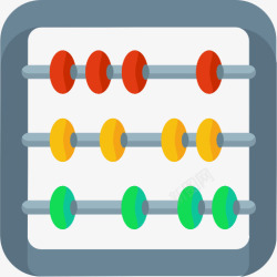 财务工具算盘图标高清图片