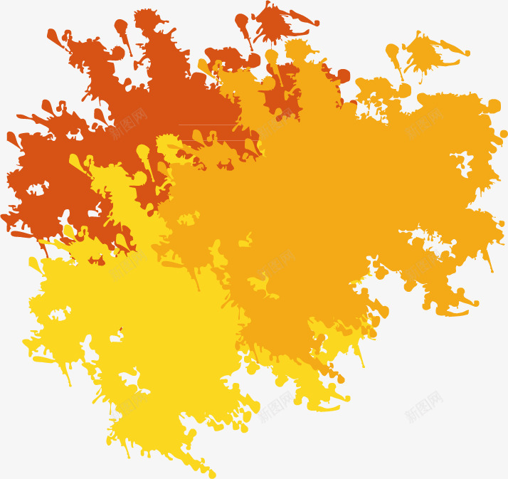 创意喷墨背景矢量图ai免抠素材_88icon https://88icon.com 喷溅 抽象 涂鸦 矢量图