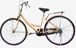 粉红色的自行车背景素材