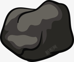 立体的黑色岩石纹理素材