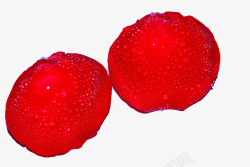 鲜艳红色玫瑰花瓣素材