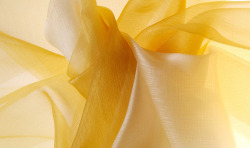 黄色纱巾海报背景七夕情人节素材