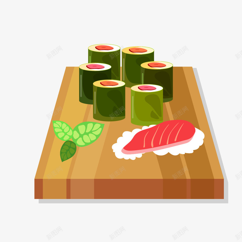 日本旅游美食手绘图png免抠素材_88icon https://88icon.com 三文鱼寿司 广告设计 旅游 日本 日本寿司 紫菜包饭 美食