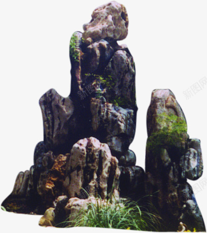 园林景观石png免抠素材_88icon https://88icon.com 园林 景观石 石头 观赏石
