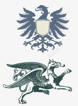 欧洲贵族族徽素材