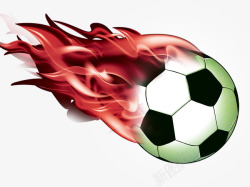 足球带火的足球欧洲杯足球赛素材