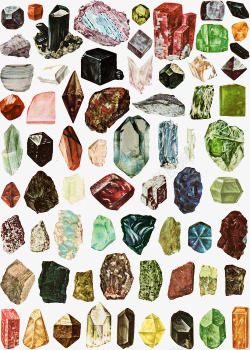 各种宝石小石头素材