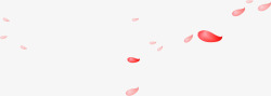 粉色花瓣海报背景七夕情人节素材