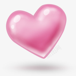 粉红红心装饰图标图标