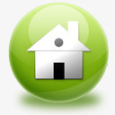 绿色首页sphericalconspng免抠素材_88icon https://88icon.com green home 绿色 首页