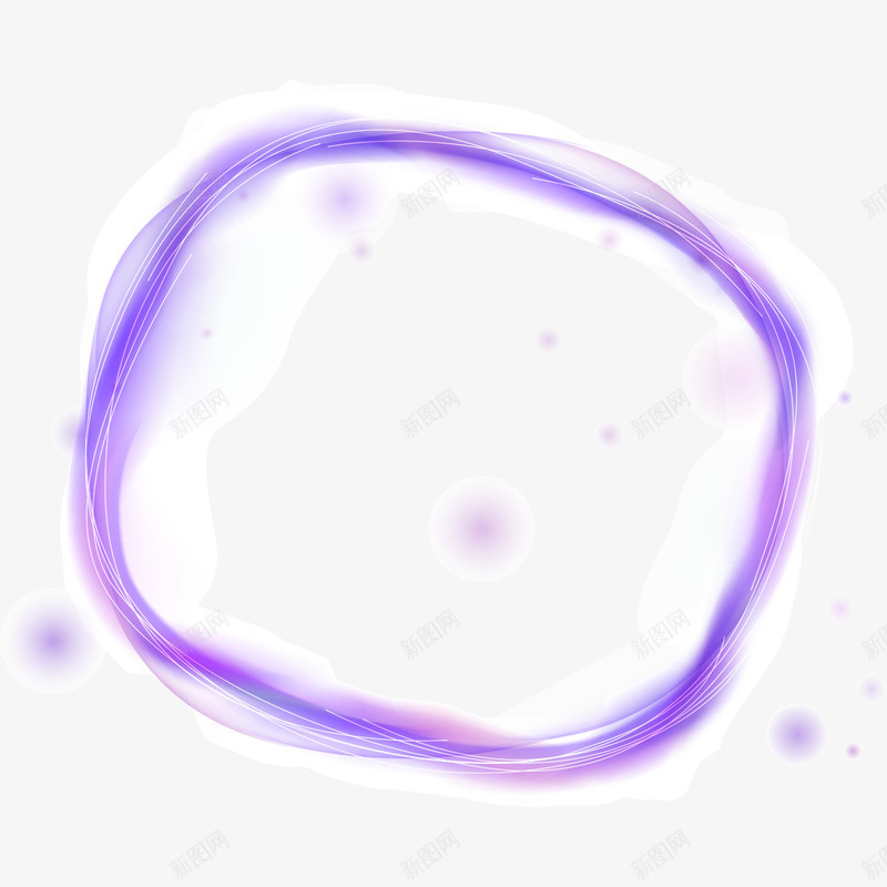 紫色的特效圆框png免抠素材_88icon https://88icon.com 特效 紫色 紫色的特效圆框 绘制