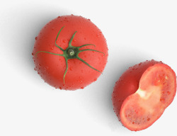 水珠西红柿素材
