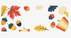 秋天树叶枫叶黄色素材