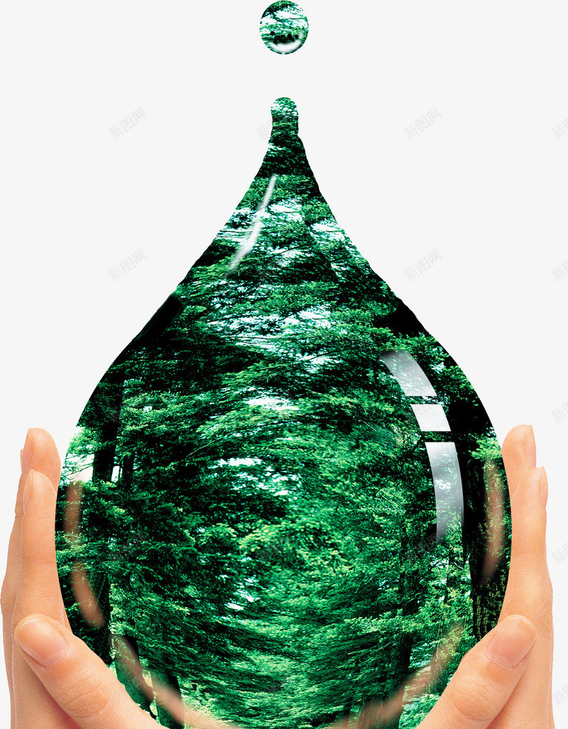 纯净水珠创意意境png免抠素材_88icon https://88icon.com 创意 意境 水珠 纯净