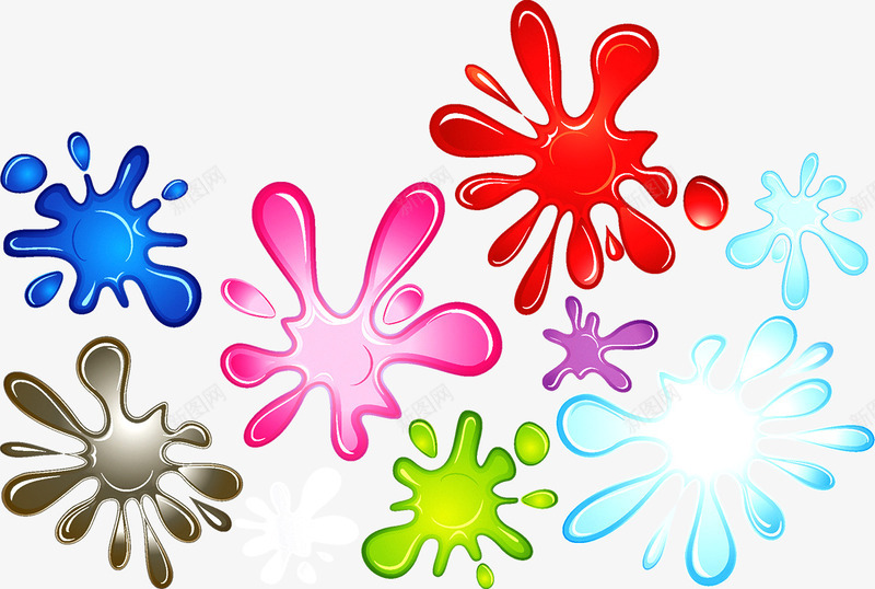 炫彩水滴png免抠素材_88icon https://88icon.com 水滴 水珠 滴水 炫彩 露水 露珠