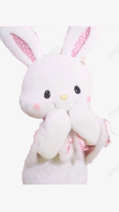 纯色可爱兔子玩偶png免抠素材_88icon https://88icon.com 兔子 可爱 玩偶 纯色