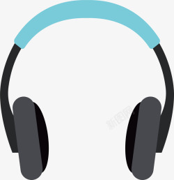 耳机音乐游戏头戴式矢量图素材