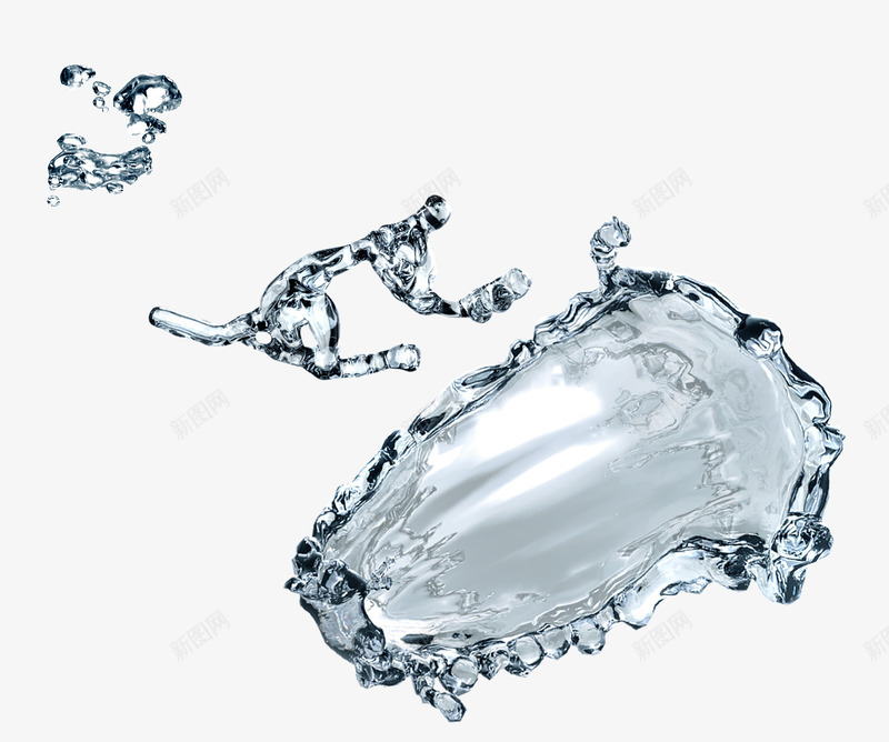 透明水珠png免抠素材_88icon https://88icon.com 创意水 水 水珠 飞溅的水