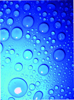 创意渐变蓝色形状水滴素材