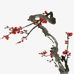 中国画梅花素材