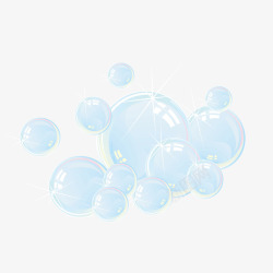 透明水泡水珠气泡素材