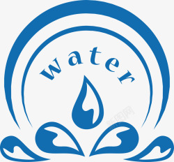 保护水世界水资源标签标贴创意矢量图高清图片