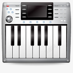 键盘MIDI音乐水晶项目素材