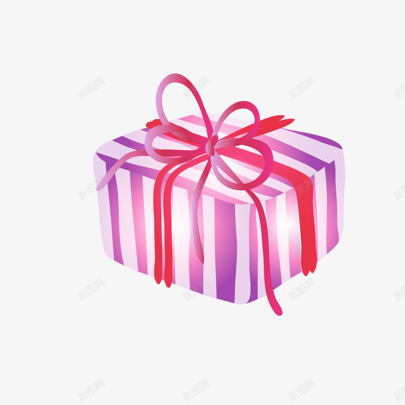 彩色条纹礼品盒png免抠素材_88icon https://88icon.com 彩色礼品盒 彩色礼物 条纹盒子 礼物盒