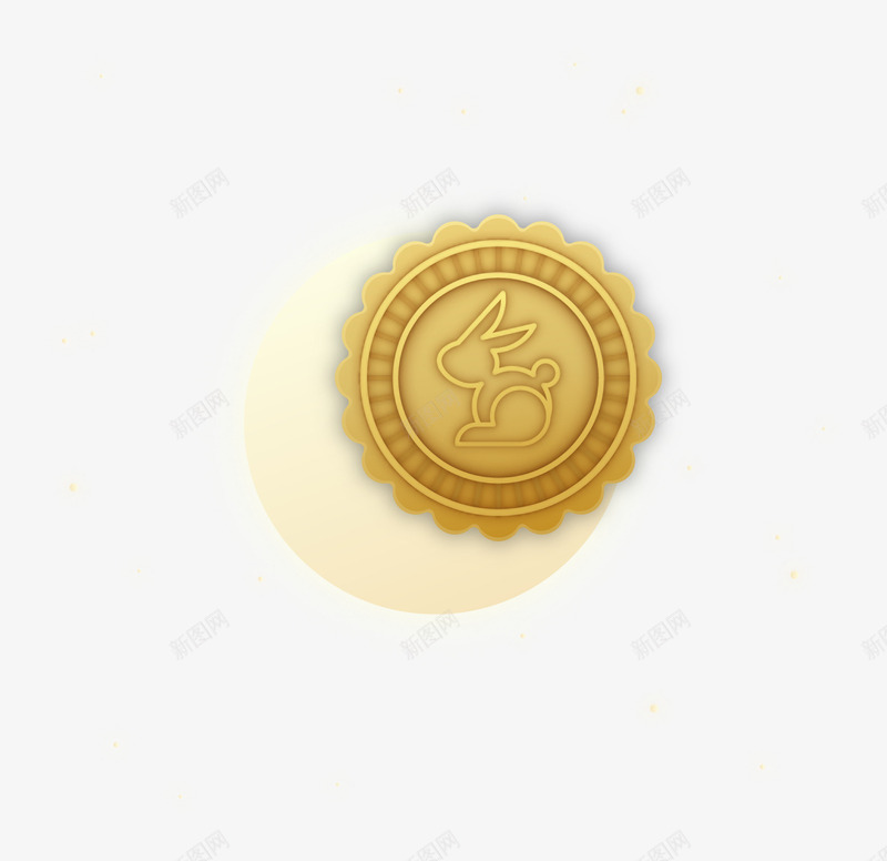 金色月饼矢量图ai免抠素材_88icon https://88icon.com PNG免抠图下载 中秋节 兔子 月亮 秋天 装饰 矢量图