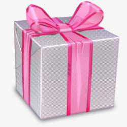 粉红色礼物盒子素材