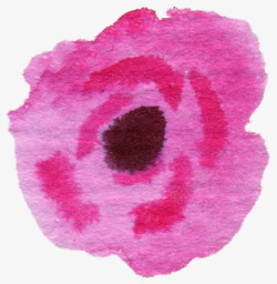 粉色卡通分层花朵素材