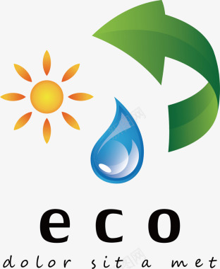 新能源水滴创新能源logo矢量图图标图标